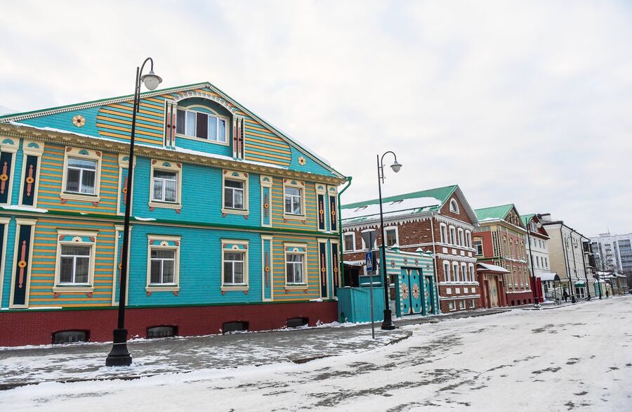 Дома в Старой Татарской слободе Дома в Старой Татарской слободе