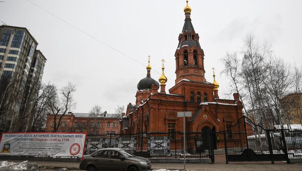 Храм Благовещения Пресвятой Богородицы в Сокольниках. Храм Благовещения Пресвятой Богородицы в Сокольниках.