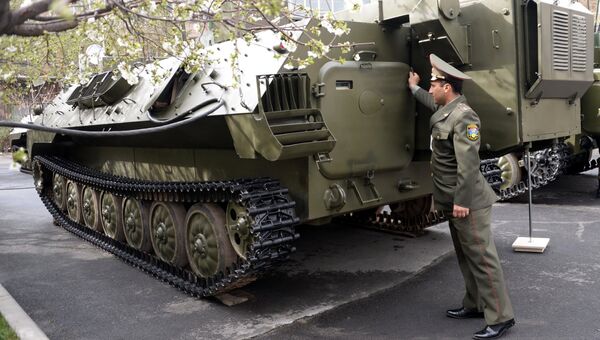 Российская станция радиоэлектронной борьбы Манушак на международной выставке вооружения и оборонных технологий ArmHiTec-2018 в Ереване Российская станция радиоэлектронной борьбы Манушак на международной выставке вооружения и оборонных технологий ArmHiTec-2018 в Ереване