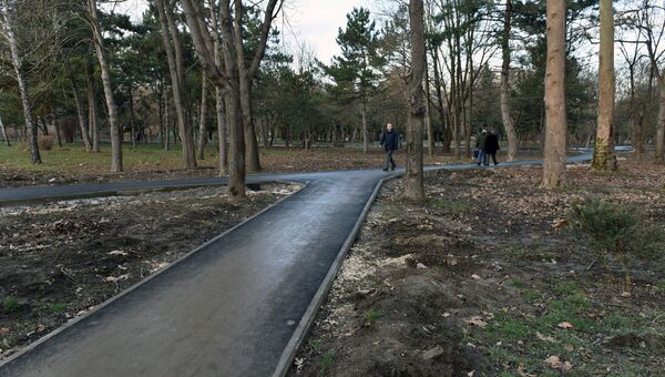 Реконструкция в парке имени Гагарина в Симферополе Реконструкция в парке имени Гагарина в Симферополе