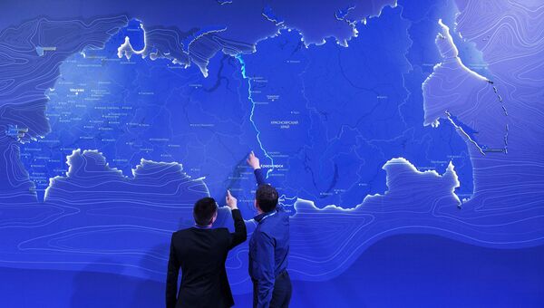 Посетители на Красноярском экономическом форуме Посетители на Красноярском экономическом форуме