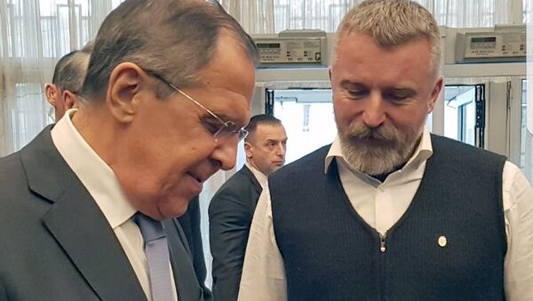 МИД РФ Сергей Лавров во время встречи с экс-почетным консулом РФ в Черногории Боро Джукичем МИД РФ Сергей Лавров во время встречи с экс-почетным консулом РФ в Черногории Боро Джукичем