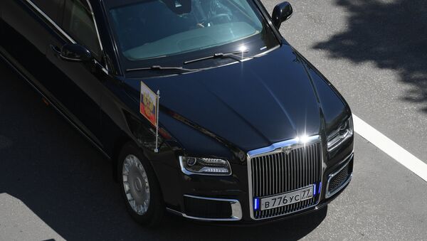 Автомобиль Aurus кортежа президента РФ Автомобиль Aurus кортежа президента РФ