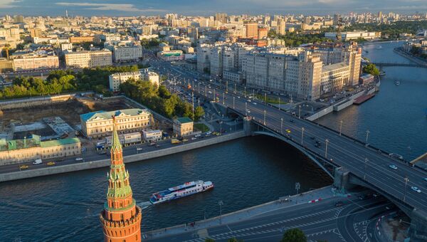 Вид на Москву. Архивное фото Вид на Москву. Архивное фото