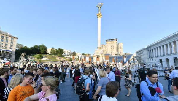 Площадь независимости в Киеве. Архивное фото Площадь независимости в Киеве. Архивное фото