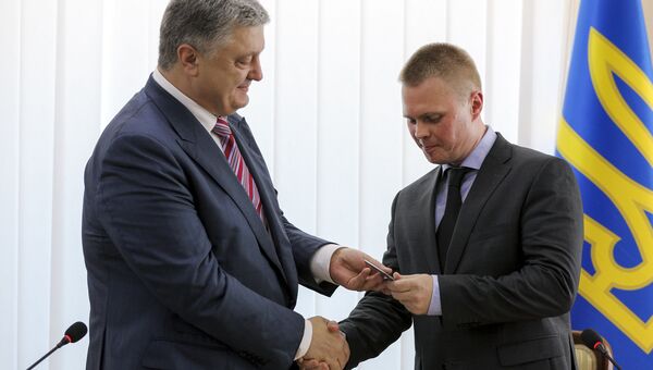 Петр Порошенко и Александр Куць Петр Порошенко и Александр Куць
