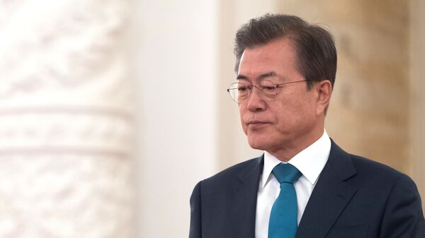 Президент Республики Корея Мун Чжэ Ин. Архивное фото Президент Республики Корея Мун Чжэ Ин. Архивное фото