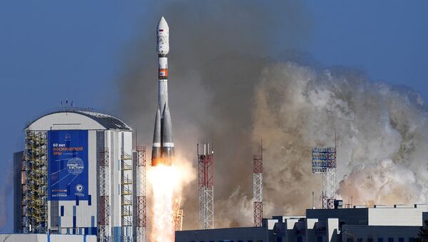 Старт ракеты-носителя с космодрома Восточный. Архивное фото Старт ракеты-носителя с космодрома Восточный. Архивное фото