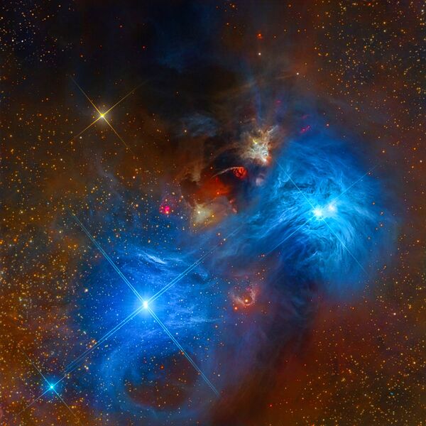 Работа фотографов Mark Hanson, Warren Keller, Steve Mazlin, Rex Parker, Tommy Tse, David Plesko, Pete Proulx NGC 6726 and NGC 6727, вошедшая в шорт-лист Insight Astronomy Photographer of the Year 2018 Работа фотографов Mark Hanson, Warren Keller, Steve Mazlin, Rex Parker, Tommy Tse, David Plesko, Pete Proulx NGC 6726 and NGC 6727, вошедшая в шорт-лист Insight Astronomy Photographer of the Year 2018
