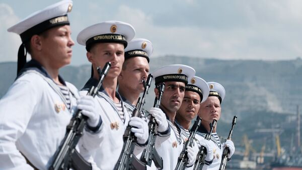 Военнослужащие ВМФ России. Архивное фото Военнослужащие ВМФ России. Архивное фото