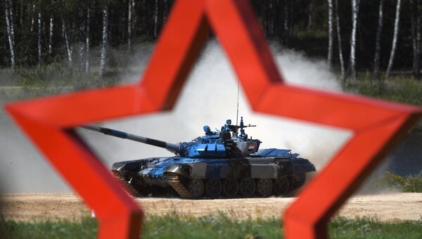 Танковый биатлон-2018 на подмосковном полигоне Алабино в рамках АрМИ-2018 Танковый биатлон-2018 на подмосковном полигоне Алабино в рамках АрМИ-2018