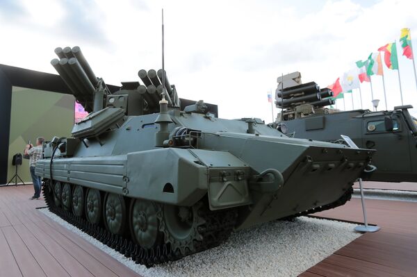 Зенитный ракетный комплекс Сосна на форуме Армия-2018 Зенитный ракетный комплекс Сосна на форуме Армия-2018