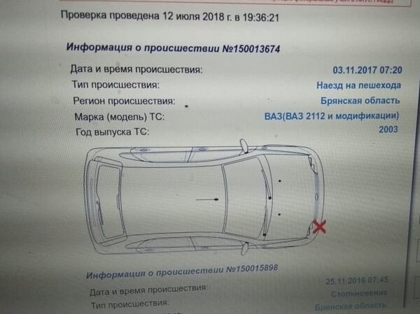 ВАЗ-2112 ударил пенсионерку правой стороной ВАЗ-2112 ударил пенсионерку правой стороной
