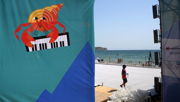 Подготовка к открытию музыкального фестиваля Koktebel Jazz Party 2018 Подготовка к открытию музыкального фестиваля Koktebel Jazz Party 2018