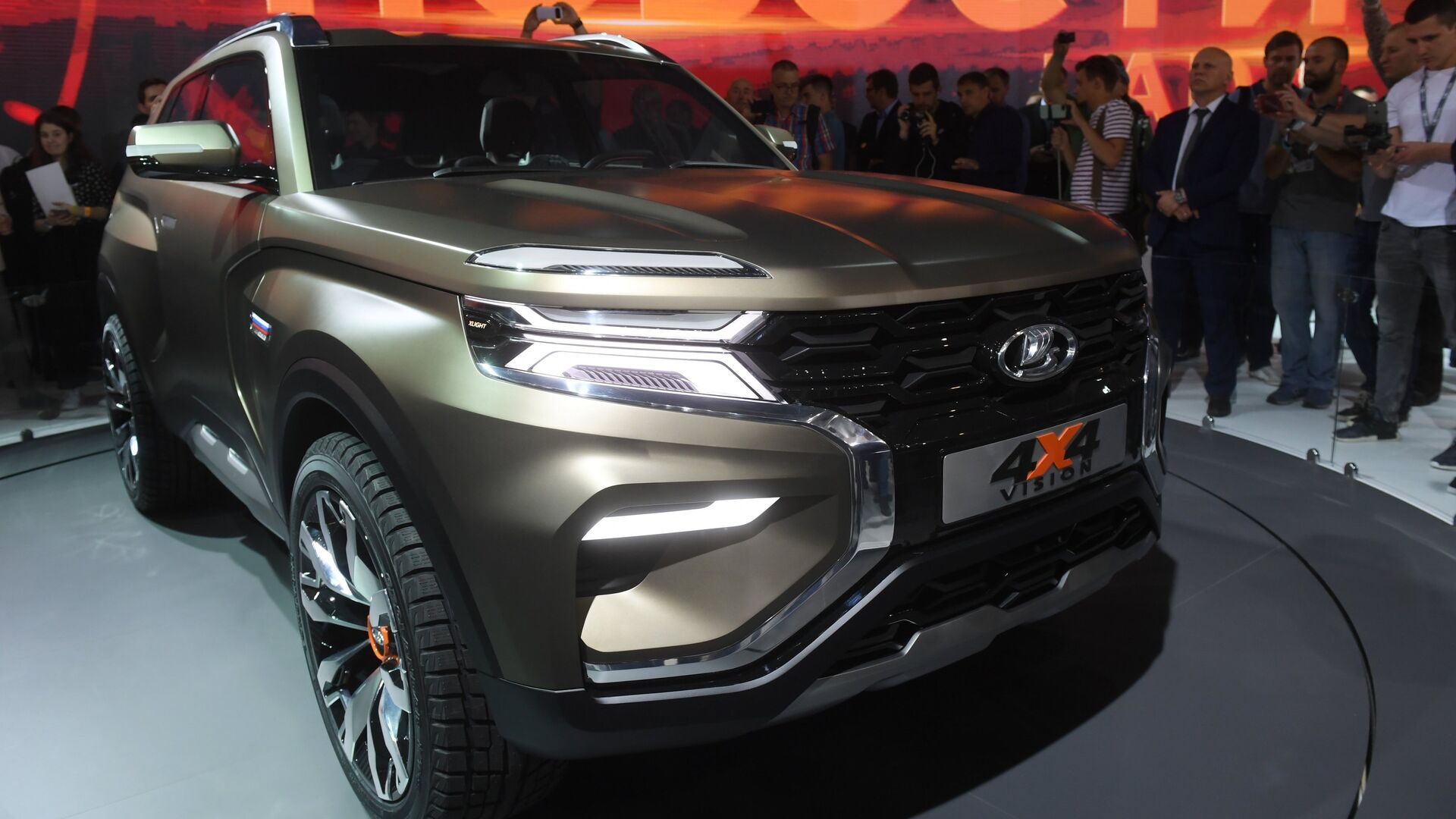 Автомобиль LADA 4x4 Vision на Московском международном автомобильном салоне 2018 Автомобиль LADA 4x4 Vision на Московском международном автомобильном салоне 2018 - РИА Новости, 1920, 14.01.2021