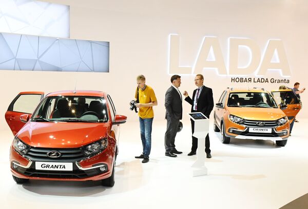Автомобили Lada Granta на Московском международном автомобильном салоне 2018 Автомобили Lada Granta на Московском международном автомобильном салоне 2018