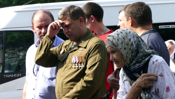 Глава Донецкой народной республики Александр Захарченко во время празднования 1030-летия Крещения Руси в Донецке Глава Донецкой народной республики Александр Захарченко во время празднования 1030-летия Крещения Руси в Донецке