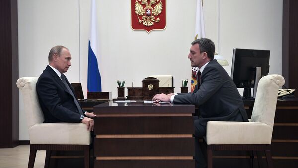 Владимир Путин и Василий Орлов. Архивное фото Владимир Путин и Василий Орлов. Архивное фото