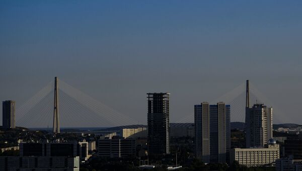Вид на Владивосток. Архивное фото Вид на Владивосток. Архивное фото