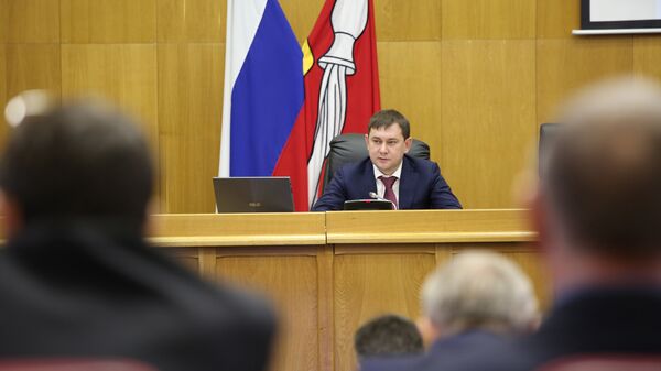 Владимир Нетёсов на заседании Воронежской областной Думы Владимир Нетёсов на заседании Воронежской областной Думы