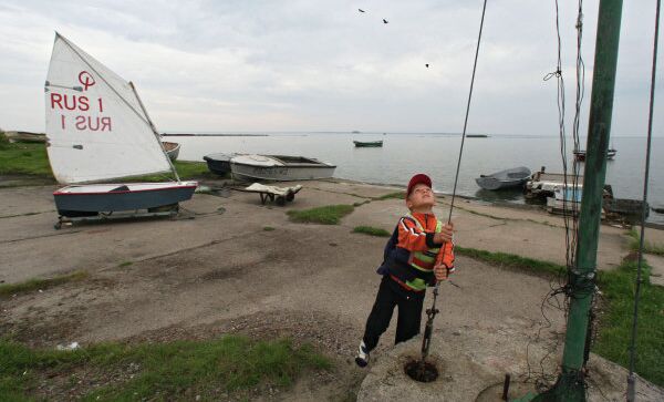 Побережье полуострова Балтийская коса в Калининградской области Побережье полуострова Балтийская коса в Калининградской области