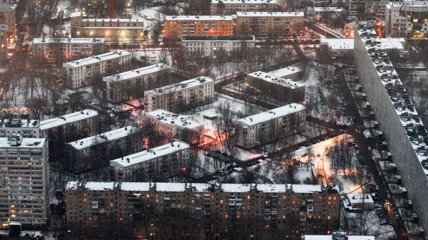 Жилые дома в Подмосковье. Архивное фото Жилые дома в Подмосковье. Архивное фото