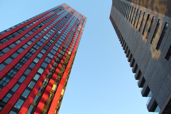 Жилой комплекс Красное яблоко в Роттердаме Жилой комплекс Красное яблоко в Роттердаме