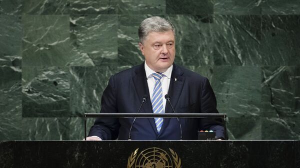 Президент Украины Петр Порошенко выступает на Генеральной Ассамблее ООН в Нью-Йорке Президент Украины Петр Порошенко выступает на Генеральной Ассамблее ООН в Нью-Йорке