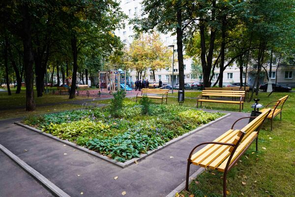 Пешеходная зона в районе Чертаново Южное Пешеходная зона в районе Чертаново Южное
