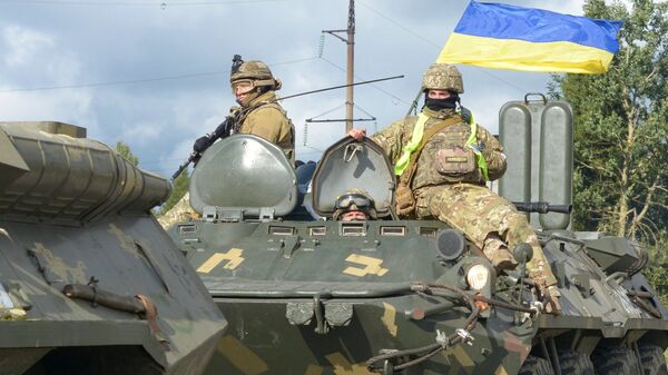 Военнослужащие вооруженных сил Украины во время учений Козацька воля – 2018 Военнослужащие вооруженных сил Украины во время учений Козацька воля – 2018