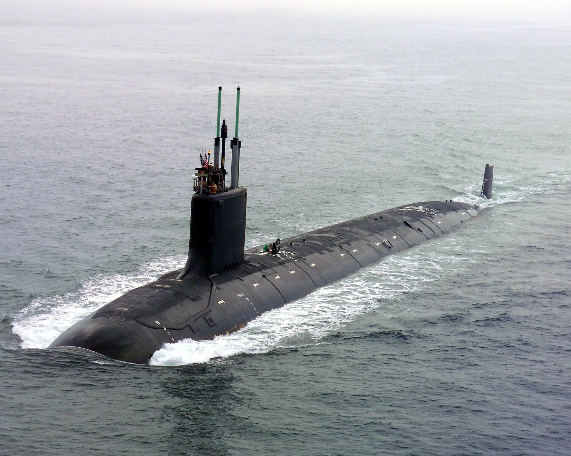 Первая подводная лодка США класса Вирджиния USS Virginia (SSN-774) - РИА Новости, 1920, 27.10.2020