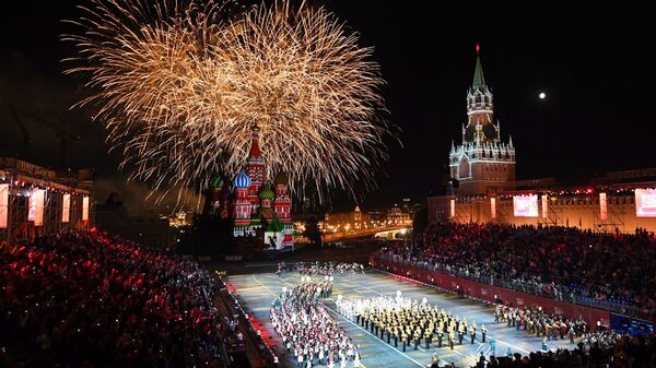 Фестиваль Спасская башня на Красной площади в Москве. Архивное фото Фестиваль Спасская башня на Красной площади в Москве. Архивное фото