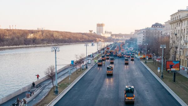 Ремонт Фрунзенской набережной Ремонт Фрунзенской набережной