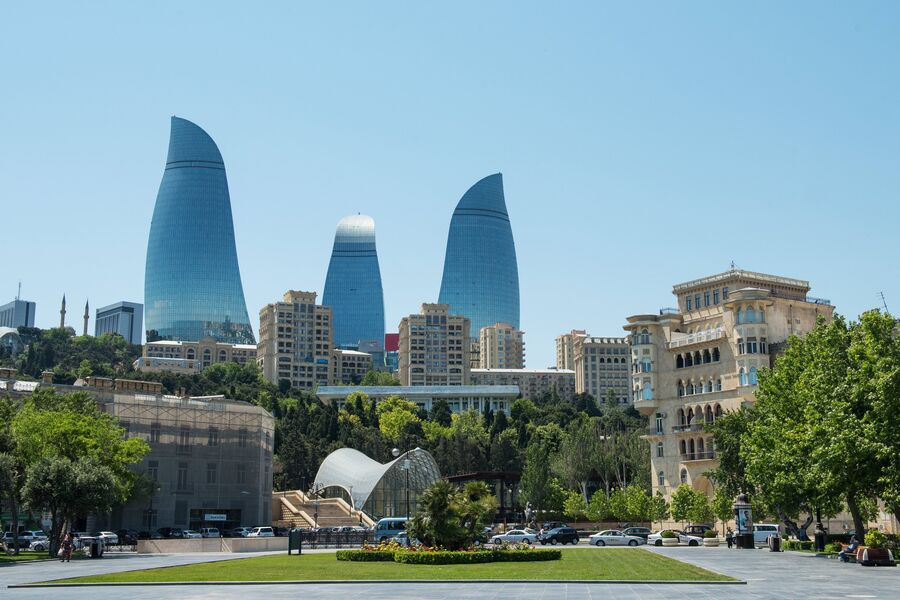 Комплекс Flame Towers в Баку Комплекс Flame Towers в Баку