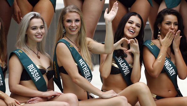 Фотосессия кандидаток на звание Мисс Земля в Маниле Фотосессия кандидаток на звание Мисс Земля в Маниле