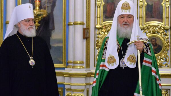 Патриарх Московский и всея Руси Кирилл и митрополит Минский и Заславский, патриарший экзарх всея Беларуси Павел Патриарх Московский и всея Руси Кирилл и митрополит Минский и Заславский, патриарший экзарх всея Беларуси Павел