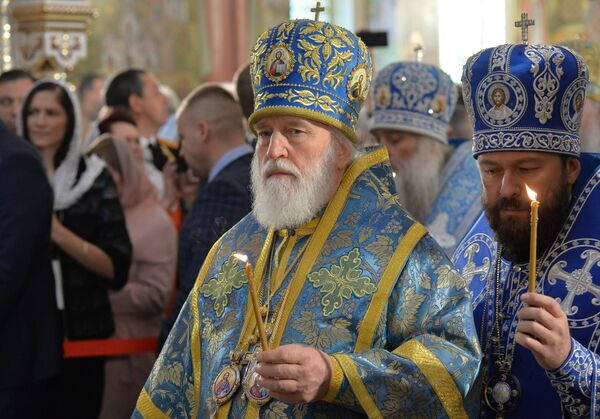 Митрополит Минский и Заславский, патриарший экзарх всея Беларуси Павел принимает участие в освящении Минского храма-памятника во имя Всех святых и в память о жертвах, спасению Отечества нашего послуживших Митрополит Минский и Заславский, патриарший экзарх всея Беларуси Павел принимает участие в освящении Минского храма-памятника во имя Всех святых и в память о жертвах, спасению Отечества нашего послуживших