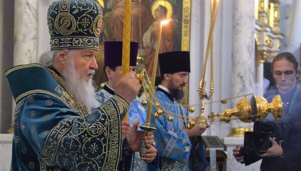 Патриарх Московский и всея Руси Кирилл. Архивное фото Патриарх Московский и всея Руси Кирилл. Архивное фото
