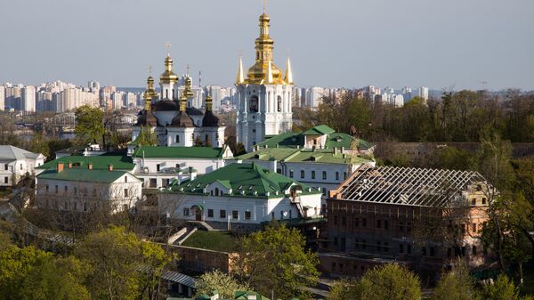 Киево-Печерская лавра в Киеве. Архивное фото Киево-Печерская лавра в Киеве. Архивное фото