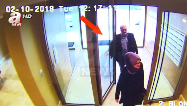 Саудовский журналист Джамаль Хашукджи в день исчезновения в Стамбуле Саудовский журналист Джамаль Хашукджи в день исчезновения в Стамбуле