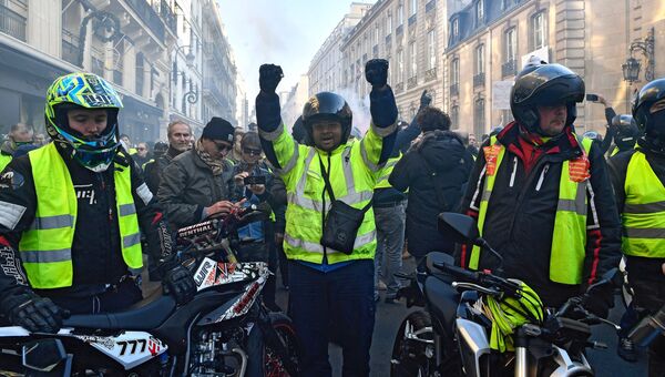 Акции протеста Желтые жилеты во Франции Акции протеста Желтые жилеты во Франции