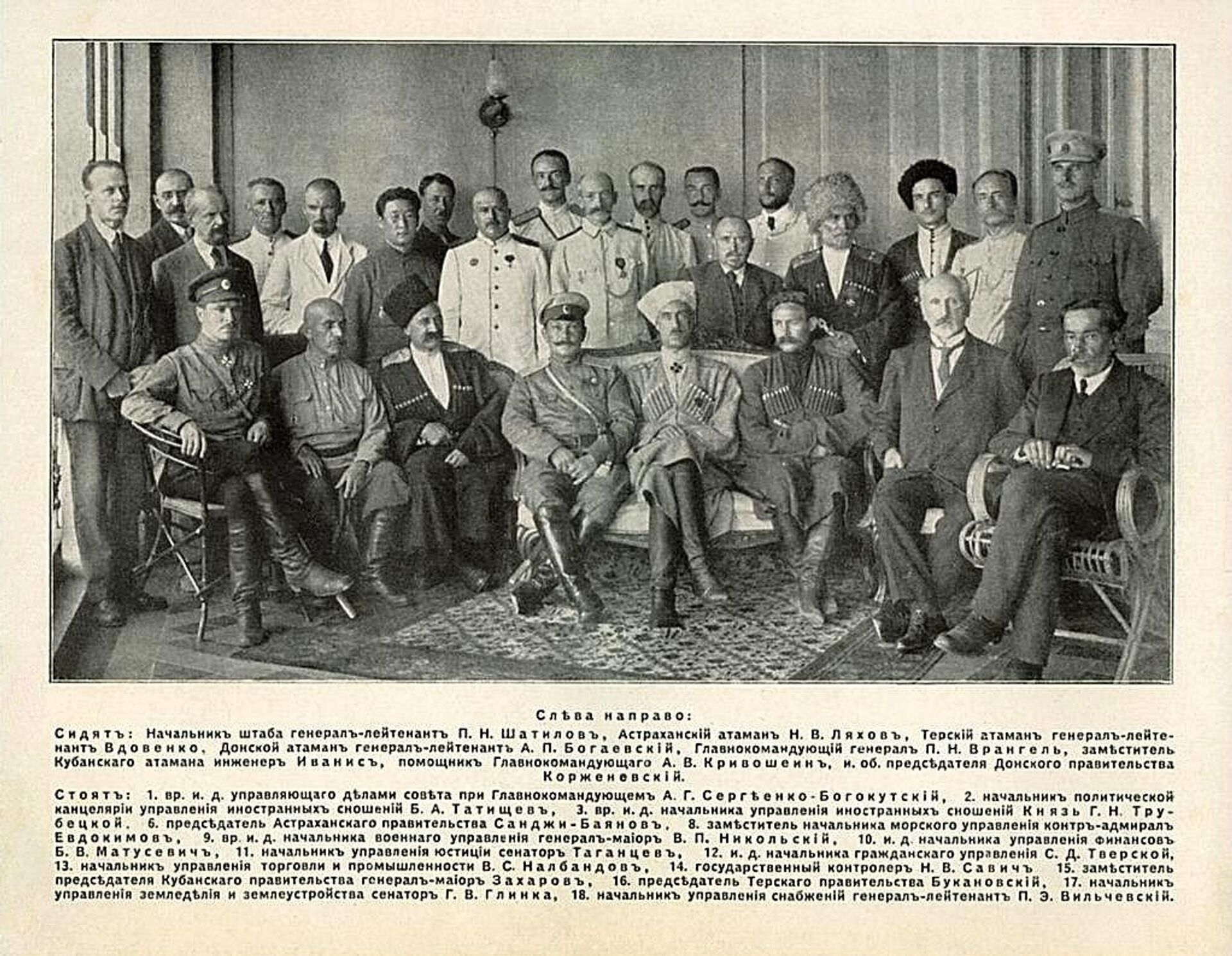 Правительство Юга России. Крым, Севастополь, 22 июля 1920 года Правительство Юга России. Крым, Севастополь, 22 июля 1920 года - РИА Новости, 1920, 12.11.2020