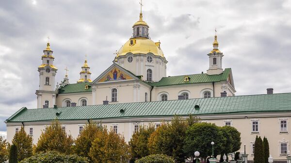 Свято-Успенская Почаевская лавра. Архивное фото Свято-Успенская Почаевская лавра. Архивное фото