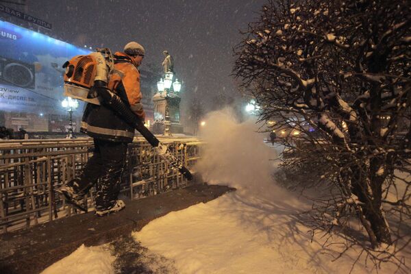 Снегопад в Москве Снегопад в Москве