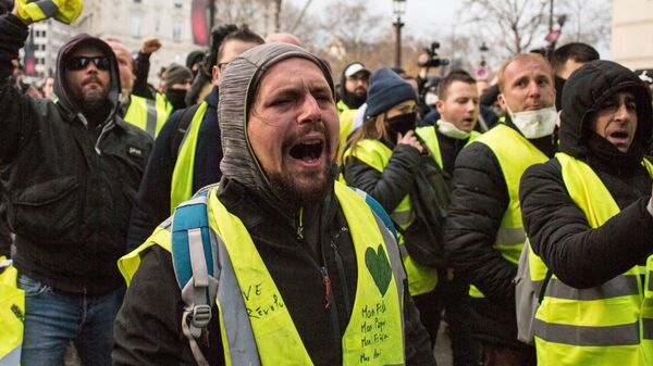 Акция протеста движения желтые жилеты Акция протеста движения желтые жилеты