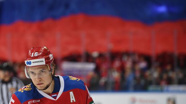 Форвард сборной России Сергей Плотников Форвард сборной России Сергей Плотников