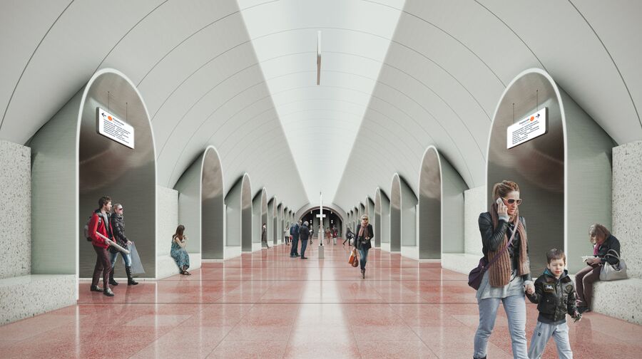 Станция московского метро Ржевская Станция московского метро Ржевская