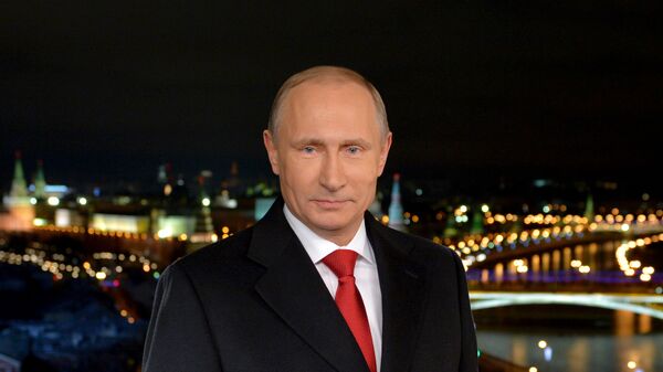 Новогоднее обращение президента РФ Владимира Путина в канун 2015 года Новогоднее обращение президента РФ Владимира Путина в канун 2015 года