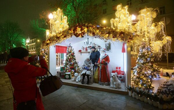 Новогоднее украшение Москвы Новогоднее украшение Москвы