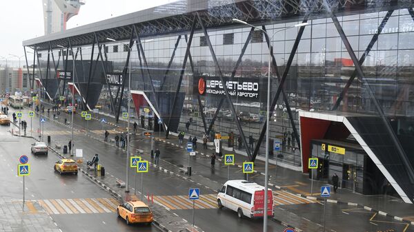 Терминал B международного аэропорта Шереметьево в Москве
